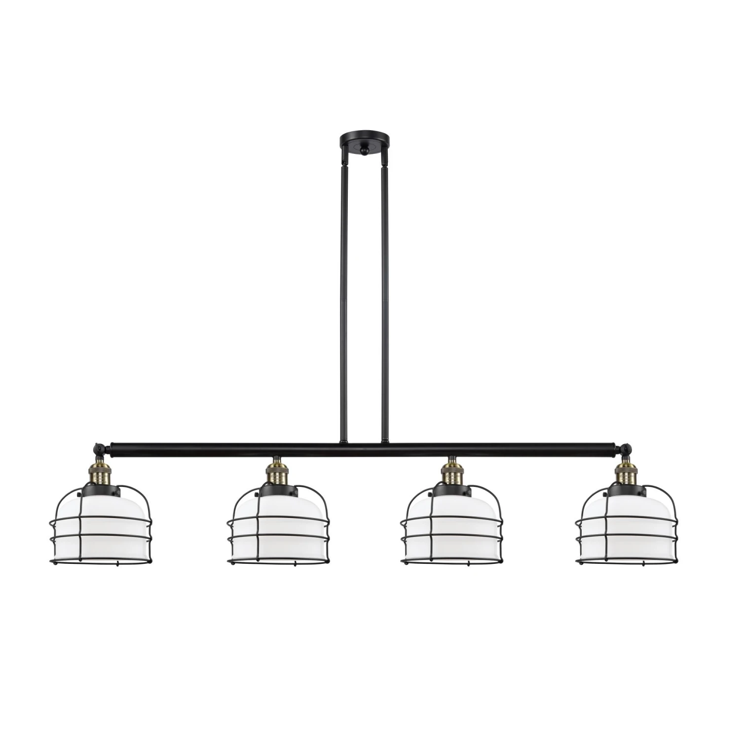Bruno Marashlian Large Bell Cage 52 Inch 4 Light Linear Suspension Light By Innovations Lighting 4 Bruno Marashlian Large Bell Cage 52 Inch 4 Light Linear Suspension Light By Innovations Lighting - Image 2