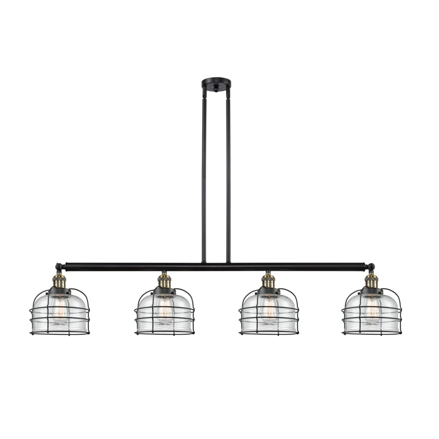 Bruno Marashlian Large Bell Cage 52 Inch 4 Light Linear Suspension Light By Innovations Lighting 10 Bruno Marashlian Large Bell Cage 52 Inch 4 Light Linear Suspension Light By Innovations Lighting - Image 8