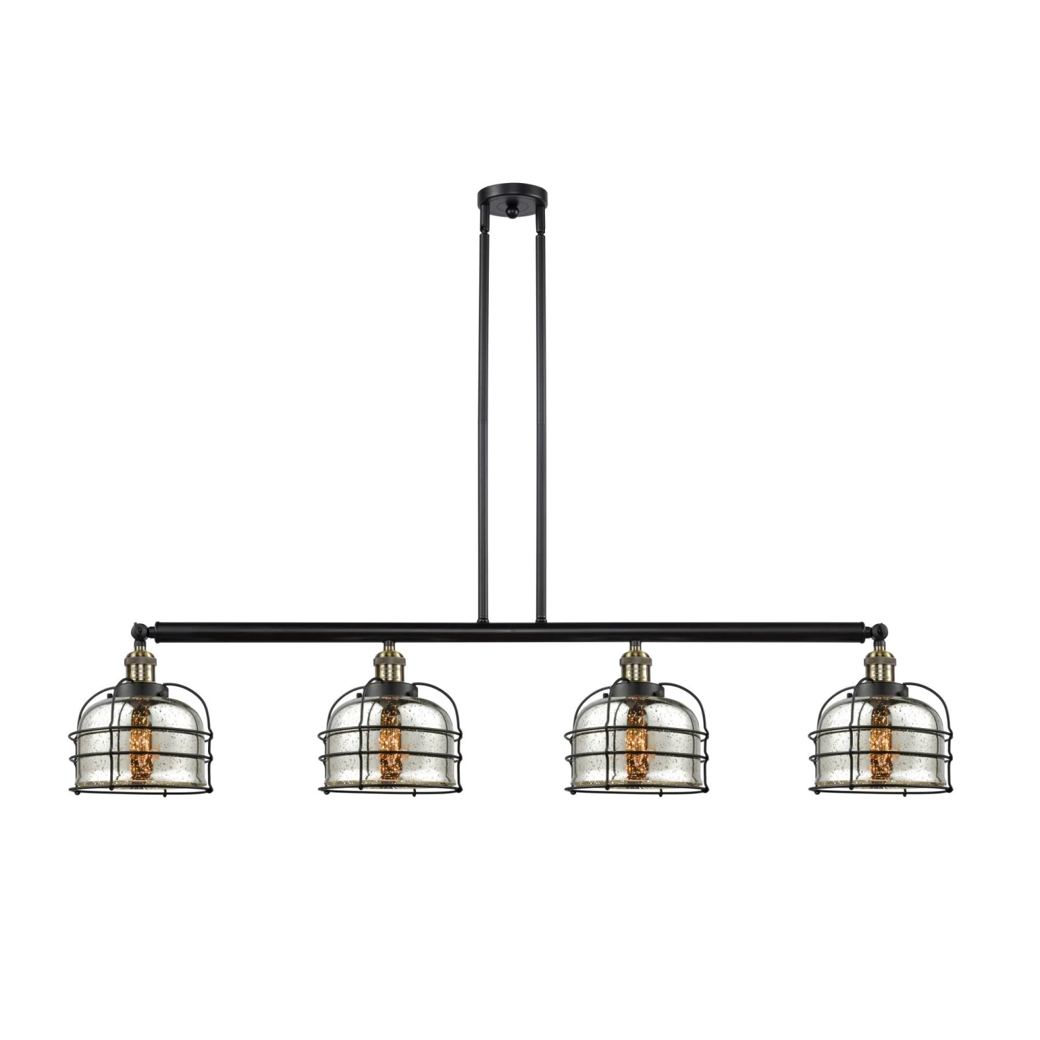 Bruno Marashlian Large Bell Cage 52 Inch 4 Light Linear Suspension Light By Innovations Lighting 9 Bruno Marashlian Large Bell Cage 52 Inch 4 Light Linear Suspension Light By Innovations Lighting - Image 7