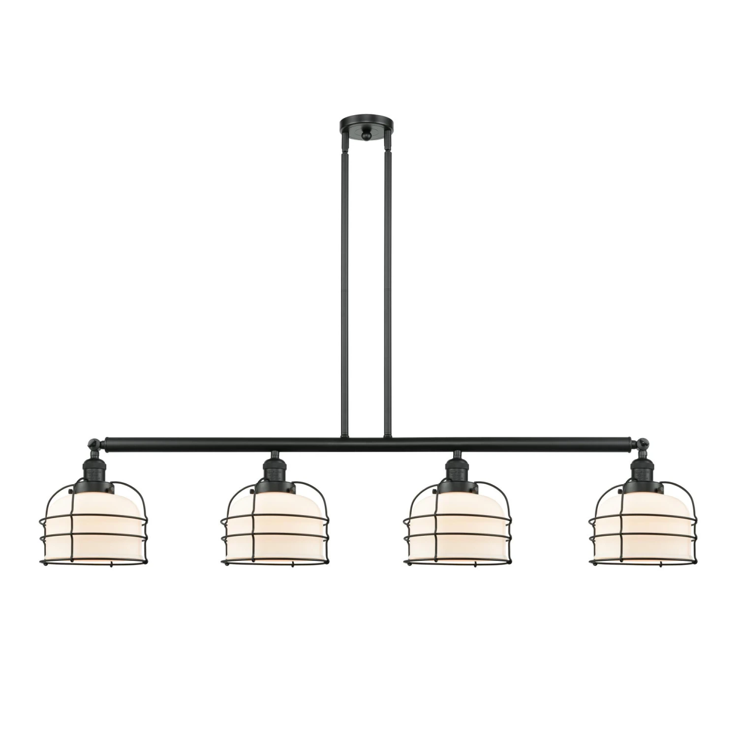 Bruno Marashlian Large Bell Cage 52 Inch 4 Light Linear Suspension Light By Innovations Lighting 3 Bruno Marashlian Large Bell Cage 52 Inch 4 Light Linear Suspension Light By Innovations Lighting