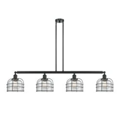Bruno Marashlian Large Bell Cage 52 Inch 4 Light Linear Suspension Light By Innovations Lighting 16 Bruno Marashlian Large Bell Cage 52 Inch 4 Light Linear Suspension Light By Innovations Lighting -Light Bulbs Sales Store Innovations Lighting 214 BK G72 CE NEW