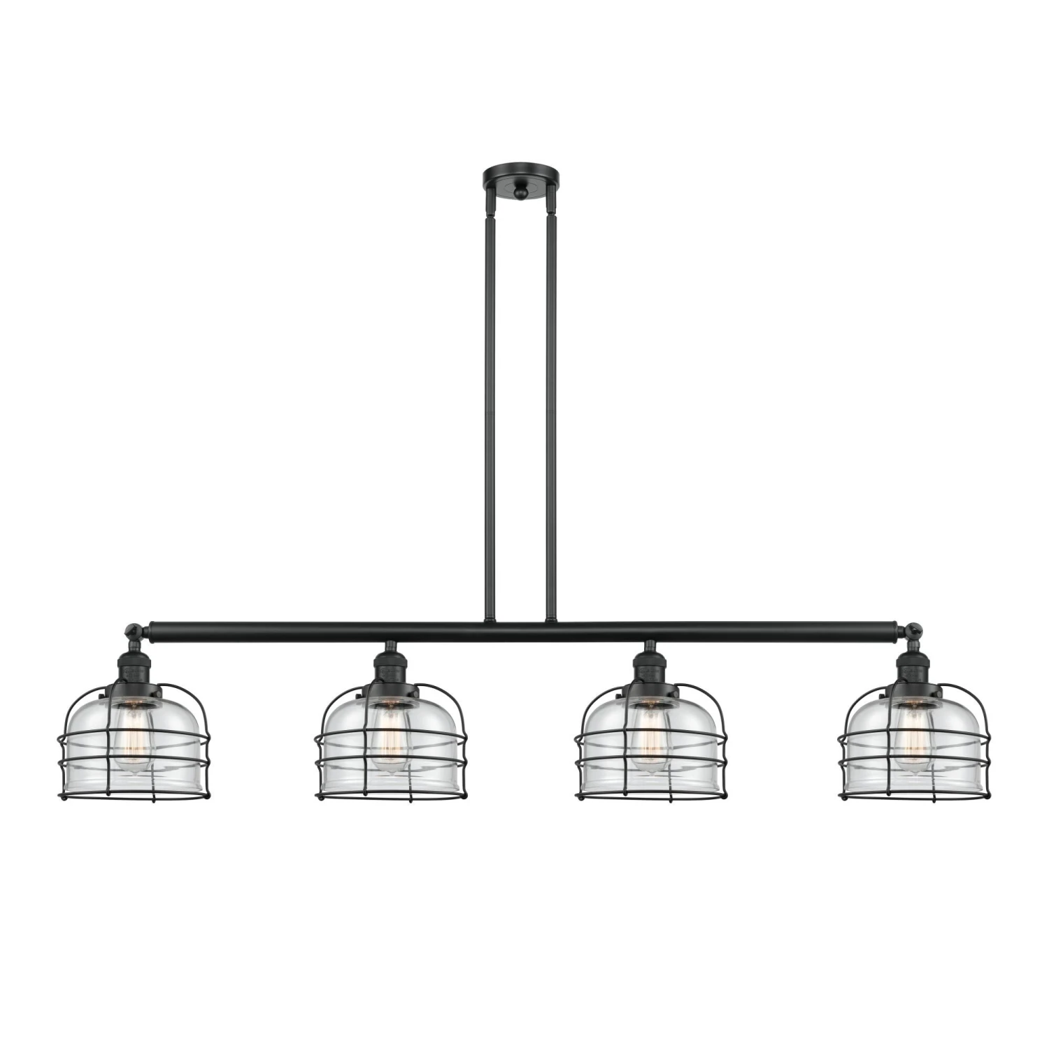 Bruno Marashlian Large Bell Cage 52 Inch 4 Light Linear Suspension Light By Innovations Lighting 8 Bruno Marashlian Large Bell Cage 52 Inch 4 Light Linear Suspension Light By Innovations Lighting - Image 6