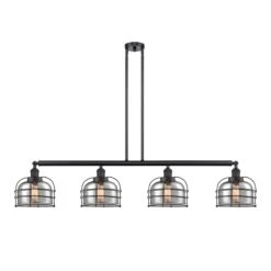 Bruno Marashlian Large Bell Cage 52 Inch 4 Light Linear Suspension Light By Innovations Lighting 14 Bruno Marashlian Large Bell Cage 52 Inch 4 Light Linear Suspension Light By Innovations Lighting -Light Bulbs Sales Store Innovations Lighting 214 BK G73 CE NEW