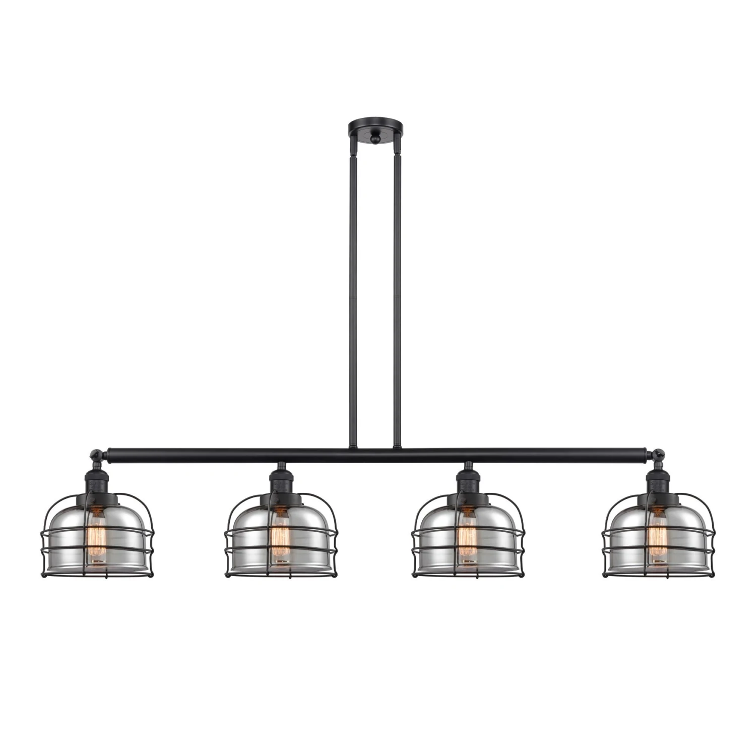 Bruno Marashlian Large Bell Cage 52 Inch 4 Light Linear Suspension Light By Innovations Lighting 6 Bruno Marashlian Large Bell Cage 52 Inch 4 Light Linear Suspension Light By Innovations Lighting - Image 4