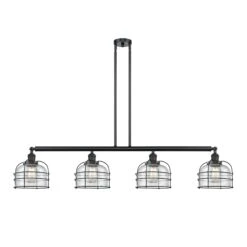 Bruno Marashlian Large Bell Cage 52 Inch 4 Light Linear Suspension Light By Innovations Lighting 15 Bruno Marashlian Large Bell Cage 52 Inch 4 Light Linear Suspension Light By Innovations Lighting -Light Bulbs Sales Store Innovations Lighting 214 BK G74 CE NEW