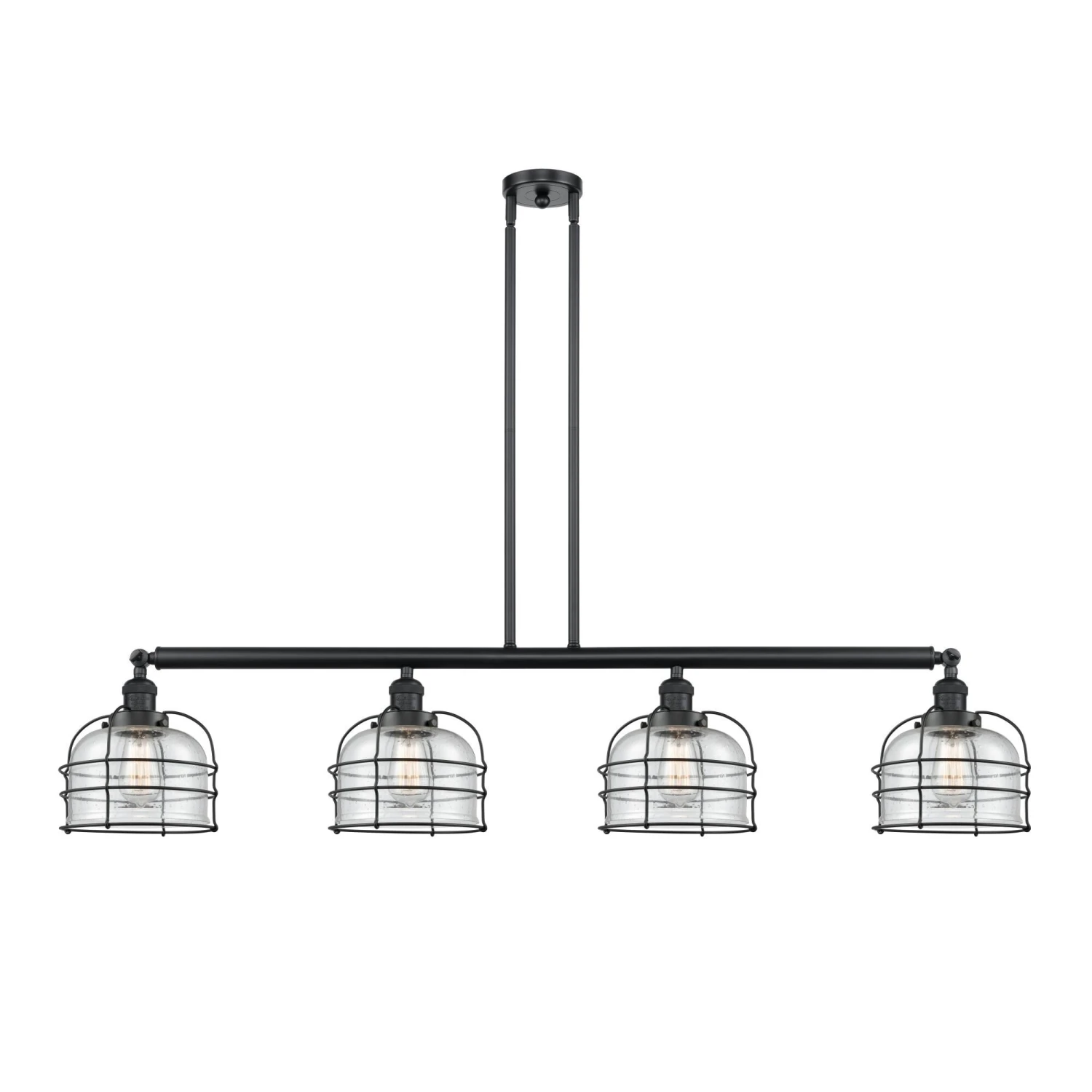 Bruno Marashlian Large Bell Cage 52 Inch 4 Light Linear Suspension Light By Innovations Lighting 7 Bruno Marashlian Large Bell Cage 52 Inch 4 Light Linear Suspension Light By Innovations Lighting - Image 5