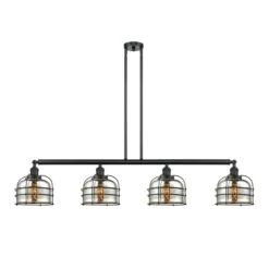 Bruno Marashlian Large Bell Cage 52 Inch 4 Light Linear Suspension Light By Innovations Lighting 19 Bruno Marashlian Large Bell Cage 52 Inch 4 Light Linear Suspension Light By Innovations Lighting -Light Bulbs Sales Store Innovations Lighting 214 BK G78 CE NEW