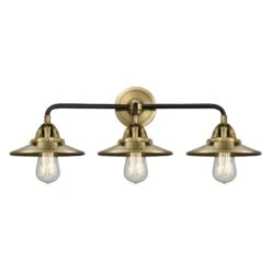 Bruno Marashlian Railroad 26 Inch 3 Light Bath Vanity Light By Innovations Lighting 25 Bruno Marashlian Railroad 26 Inch 3 Light Bath Vanity Light By Innovations Lighting -Light Bulbs Sales Store Innovations Lighting 288 3W BAB M4 AB LED