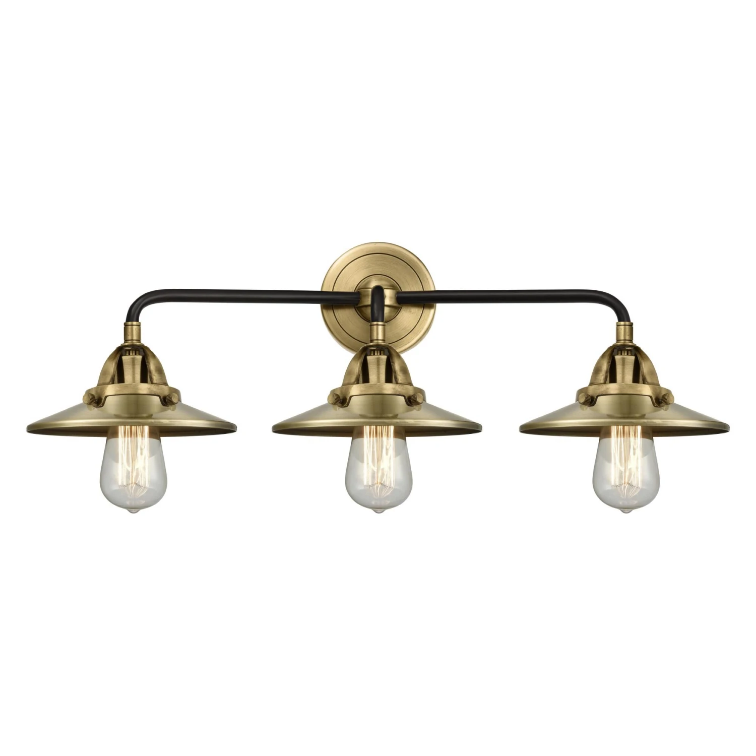 Bruno Marashlian Railroad 26 Inch 3 Light Bath Vanity Light By Innovations Lighting 6 Bruno Marashlian Railroad 26 Inch 3 Light Bath Vanity Light By Innovations Lighting - Image 4