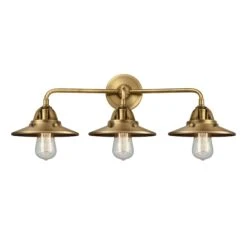 Bruno Marashlian Railroad 26 Inch 3 Light Bath Vanity Light By Innovations Lighting 32 Bruno Marashlian Railroad 26 Inch 3 Light Bath Vanity Light By Innovations Lighting -Light Bulbs Sales Store Innovations Lighting 288 3W BB M4 BB