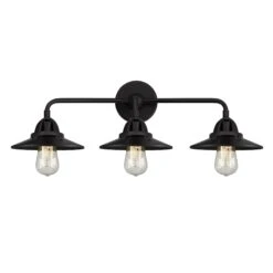 Bruno Marashlian Railroad 26 Inch 3 Light Bath Vanity Light By Innovations Lighting 41 Bruno Marashlian Railroad 26 Inch 3 Light Bath Vanity Light By Innovations Lighting -Light Bulbs Sales Store Innovations Lighting 288 3W BK M6 BK