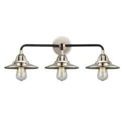 Bruno Marashlian Railroad 26 Inch 3 Light Bath Vanity Light By Innovations Lighting 33 Bruno Marashlian Railroad 26 Inch 3 Light Bath Vanity Light By Innovations Lighting -Light Bulbs Sales Store Innovations Lighting 288 3W BPN M1 PN LED