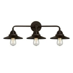 Bruno Marashlian Railroad 26 Inch 3 Light Bath Vanity Light By Innovations Lighting 27 Bruno Marashlian Railroad 26 Inch 3 Light Bath Vanity Light By Innovations Lighting -Light Bulbs Sales Store Innovations Lighting 288 3W OB M5 OB