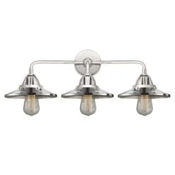 Bruno Marashlian Railroad 26 Inch 3 Light Bath Vanity Light By Innovations Lighting 31 Bruno Marashlian Railroad 26 Inch 3 Light Bath Vanity Light By Innovations Lighting -Light Bulbs Sales Store Innovations Lighting 288 3W PC M7 PC LED