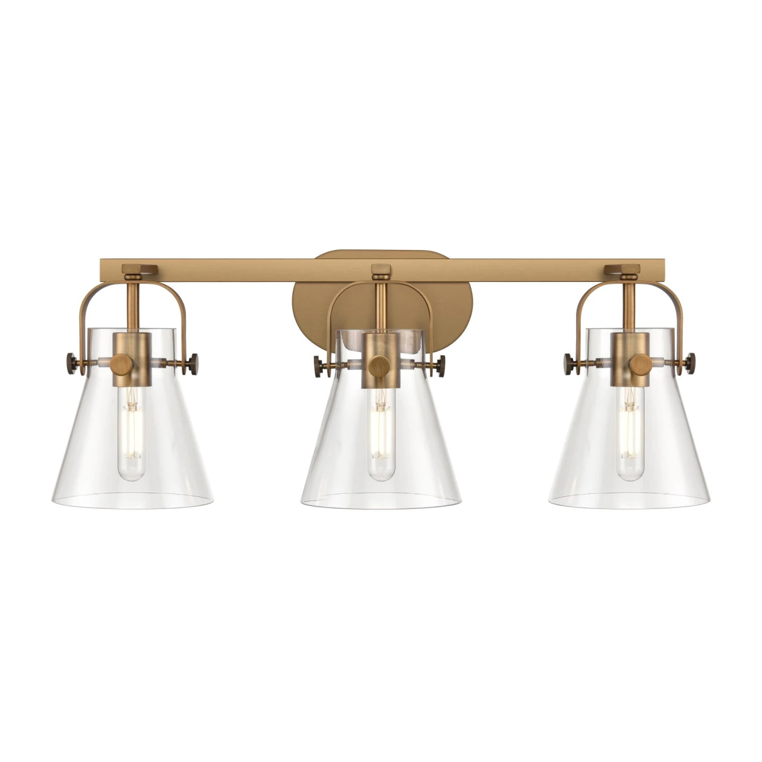 Bruno Marashlian Pilaster Ii Cone 26 Inch 3 Light Bath Vanity Light By Innovations Lighting 6 Bruno Marashlian Pilaster Ii Cone 26 Inch 3 Light Bath Vanity Light By Innovations Lighting - Image 4