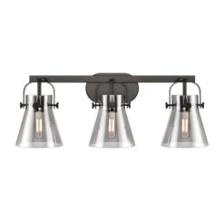 Bruno Marashlian Pilaster Ii Cone 26 Inch 3 Light Bath Vanity Light By Innovations Lighting 19 Bruno Marashlian Pilaster Ii Cone 26 Inch 3 Light Bath Vanity Light By Innovations Lighting -Light Bulbs Sales Store Innovations Lighting 423 3W BK G411 6SM