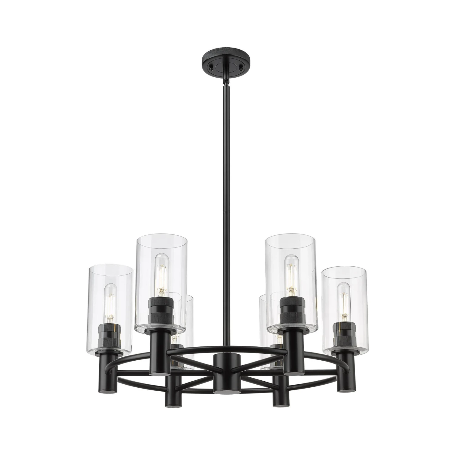 Bruno Marashlian Crown Point 24 Inch 6 Light Chandelier By Innovations Lighting 4 Bruno Marashlian Crown Point 24 Inch 6 Light Chandelier By Innovations Lighting - Image 2