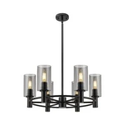 Bruno Marashlian Crown Point 24 Inch 6 Light Chandelier By Innovations Lighting 24 Bruno Marashlian Crown Point 24 Inch 6 Light Chandelier By Innovations Lighting -Light Bulbs Sales Store Innovations Lighting 434 6CR BK G434 7SM