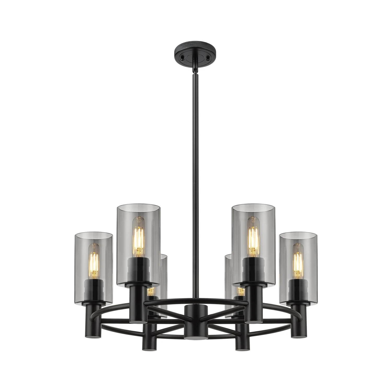 Bruno Marashlian Crown Point 24 Inch 6 Light Chandelier By Innovations Lighting 8 Bruno Marashlian Crown Point 24 Inch 6 Light Chandelier By Innovations Lighting - Image 6