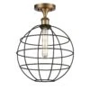 Bruno Marashlian Lake Placid 12 Inch 1 Light Semi Flush Mount By Innovations Lighting 2 Bruno Marashlian Lake Placid 12 Inch 1 Light Semi Flush Mount By Innovations Lighting -Light Bulbs Sales Store Innovations Lighting 516 1C BB CE 12 BK