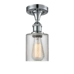 Bruno Marashlian Cobbleskill 5 Inch 1 Light LED Semi Flush Mount By Innovations Lighting -Light Bulbs Sales Store Innovations Lighting 516 1C PC G112 LED