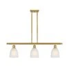 Bruno Marashlian Brookfield 36 Inch 3 Light Linear Suspension Light By Innovations Lighting -Light Bulbs Sales Store Innovations Lighting 516 3I SG G441
