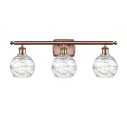 Bruno Marashlian Small Deco Swirl 26 Inch 3 Light Bath Vanity Light By Innovations Lighting