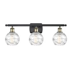 Bruno Marashlian Small Deco Swirl 26 Inch 3 Light Bath Vanity Light By Innovations Lighting 28 Bruno Marashlian Small Deco Swirl 26 Inch 3 Light Bath Vanity Light By Innovations Lighting -Light Bulbs Sales Store Innovations Lighting 516 3W BAB G1213 6 02