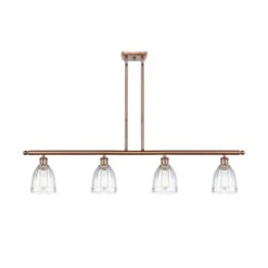 Bruno Marashlian Brookfield 48 Inch 4 Light Linear Suspension Light By Innovations Lighting -Light Bulbs Sales Store Innovations Lighting 516 4I AC G442