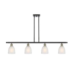 Bruno Marashlian Brookfield 48 Inch 4 Light Linear Suspension Light By Innovations Lighting -Light Bulbs Sales Store Innovations Lighting 516 4I BAB G441