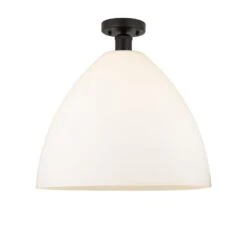 Bruno Marashlian Bristol Glass 16 Inch 1 Light Semi Flush Mount By Innovations Lighting -Light Bulbs Sales Store Innovations Lighting 616 1F OB GBD 161