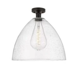 Bruno Marashlian Bristol Glass 16 Inch 1 Light Semi Flush Mount By Innovations Lighting -Light Bulbs Sales Store Innovations Lighting 616 1F OB GBD 164