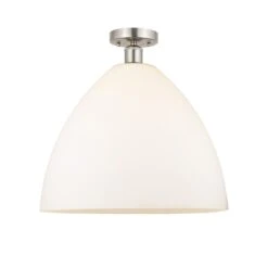 Bruno Marashlian Bristol Glass 16 Inch 1 Light Semi Flush Mount By Innovations Lighting -Light Bulbs Sales Store Innovations Lighting 616 1F SN GBD 161