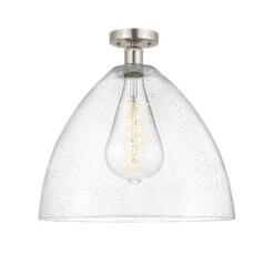 Bruno Marashlian Bristol Glass 16 Inch 1 Light Semi Flush Mount By Innovations Lighting -Light Bulbs Sales Store Innovations Lighting 616 1F SN GBD 164