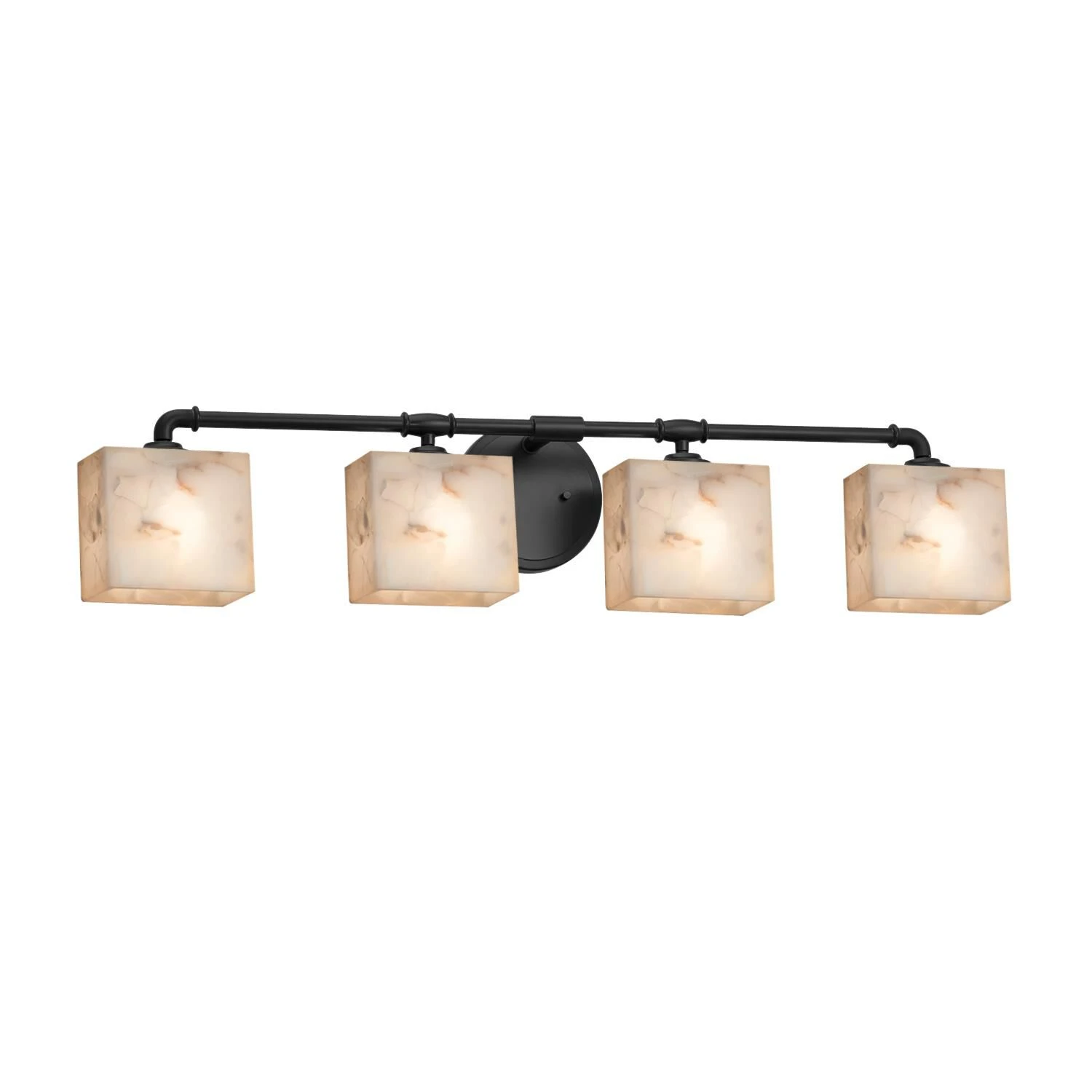 Alabaster Rocks! - Bronx 35 Inch 4 Light Bath Vanity Light By Justice Design Group 5 Alabaster Rocks! - Bronx 35 Inch 4 Light Bath Vanity Light By Justice Design Group - Image 3