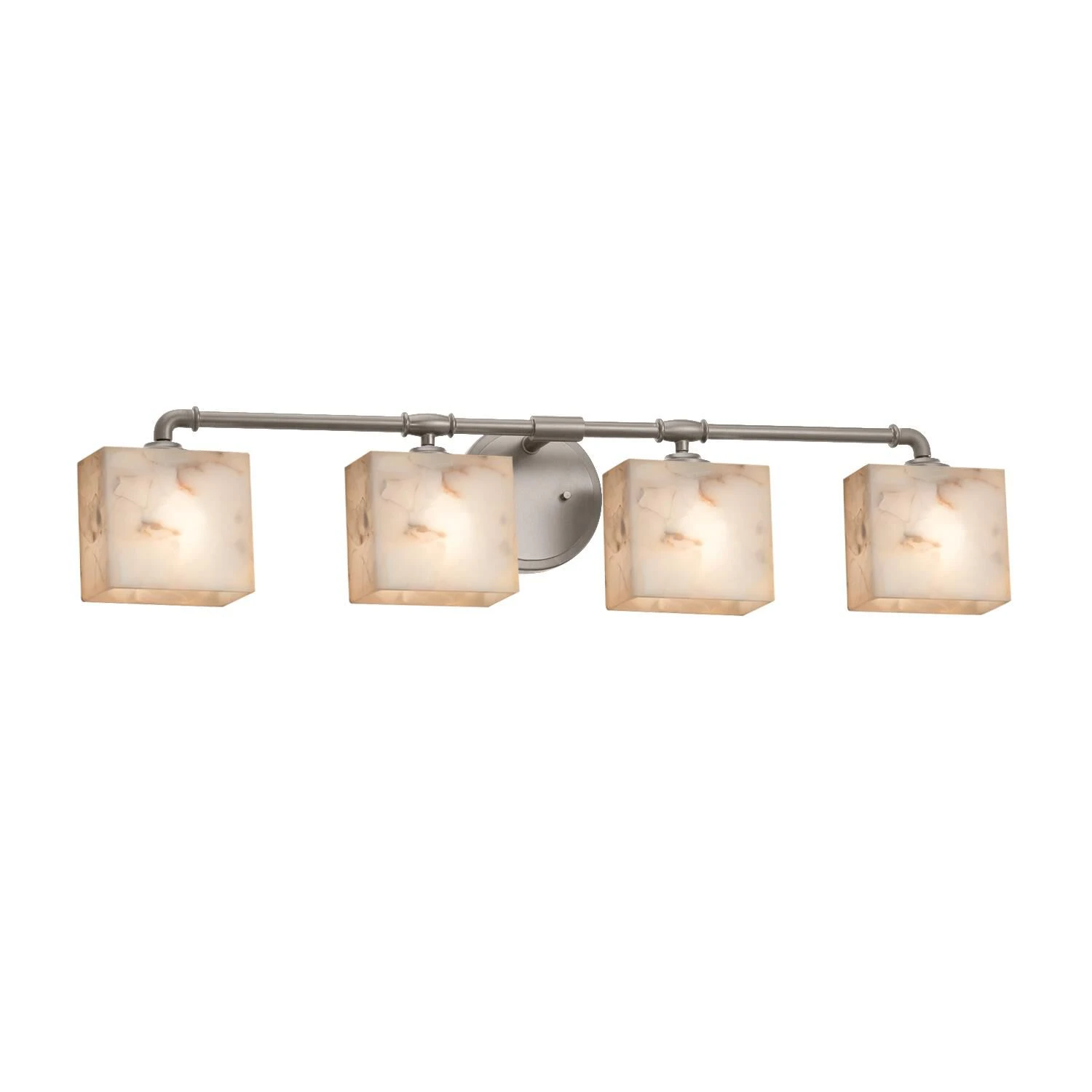 Alabaster Rocks! - Bronx 35 Inch 4 Light Bath Vanity Light By Justice Design Group 3 Alabaster Rocks! - Bronx 35 Inch 4 Light Bath Vanity Light By Justice Design Group