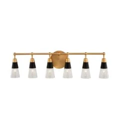 Ponti 30 Inch 6 Light Bath Vanity Light By Kalco Lighting