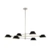 Bruno 44 Inch 6 Light Linear Suspension Light By Kalco Lighting