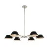 Bruno 34 Inch 6 Light Chandelier By Kalco Lighting