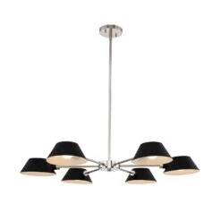 Bruno 34 Inch 6 Light Chandelier By Kalco Lighting