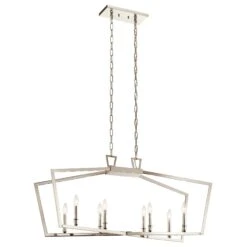 Abbotswell 42 Inch 8 Light Linear Suspension Light By Kichler Lighting -Light Bulbs Sales Store Kichler Lighting 43494PN