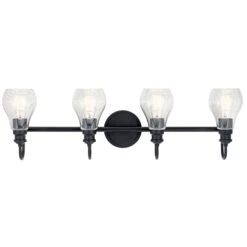 Greenbrier 33 Inch 4 Light Bath Vanity Light By Kichler Lighting 24 Greenbrier 33 Inch 4 Light Bath Vanity Light By Kichler Lighting -Light Bulbs Sales Store Kichler Lighting 45393BK Up