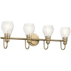 Greenbrier 33 Inch 4 Light Bath Vanity Light By Kichler Lighting 18 Greenbrier 33 Inch 4 Light Bath Vanity Light By Kichler Lighting -Light Bulbs Sales Store Kichler Lighting 45393CLZ