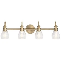 Greenbrier 33 Inch 4 Light Bath Vanity Light By Kichler Lighting 21 Greenbrier 33 Inch 4 Light Bath Vanity Light By Kichler Lighting -Light Bulbs Sales Store Kichler Lighting 45393CLZ Down