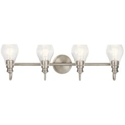 Greenbrier 33 Inch 4 Light Bath Vanity Light By Kichler Lighting 17 Greenbrier 33 Inch 4 Light Bath Vanity Light By Kichler Lighting -Light Bulbs Sales Store Kichler Lighting 45393NI Up