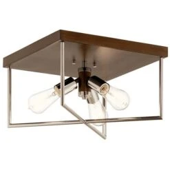 Tanis 14 Inch 3 Light Flush Mount By Kichler Lighting