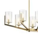 Nye 36 Inch 8 Light Linear Suspension Light By Kichler Lighting 5 Nye 36 Inch 8 Light Linear Suspension Light By Kichler Lighting - Image 3