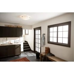 Lytham 17 Inch 3 Light Flush Mount By Kichler Lighting -Light Bulbs Sales Store Kichler Lighting Mudroom Lytham 42275OZ Overall Day 1A