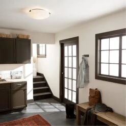 Lytham 17 Inch 3 Light Flush Mount By Kichler Lighting -Light Bulbs Sales Store Kichler Lighting Mudroom Lytham 42275OZ Overall Day 1B