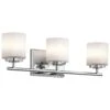 O Hara 22 Inch 3 Light Bath Vanity Light By Kichler Lighting 2 O Hara 22 Inch 3 Light Bath Vanity Light By Kichler Lighting -Light Bulbs Sales Store Kichler 45502CH
